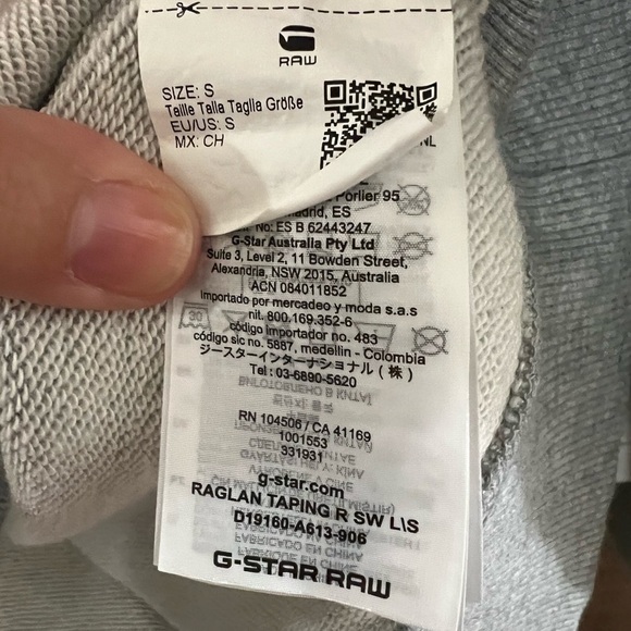 G-Star Raw RAGLAN TAPING SWEATER - size S - Picture 6 of 8